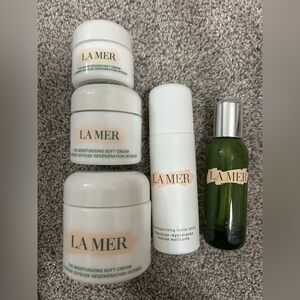 Empty bottle La Mer Skincare Collection in White and Green